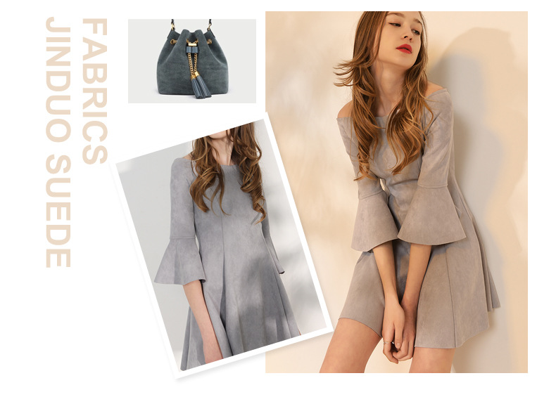 斜紋空氣層燙金麂皮絨 成品展示圖