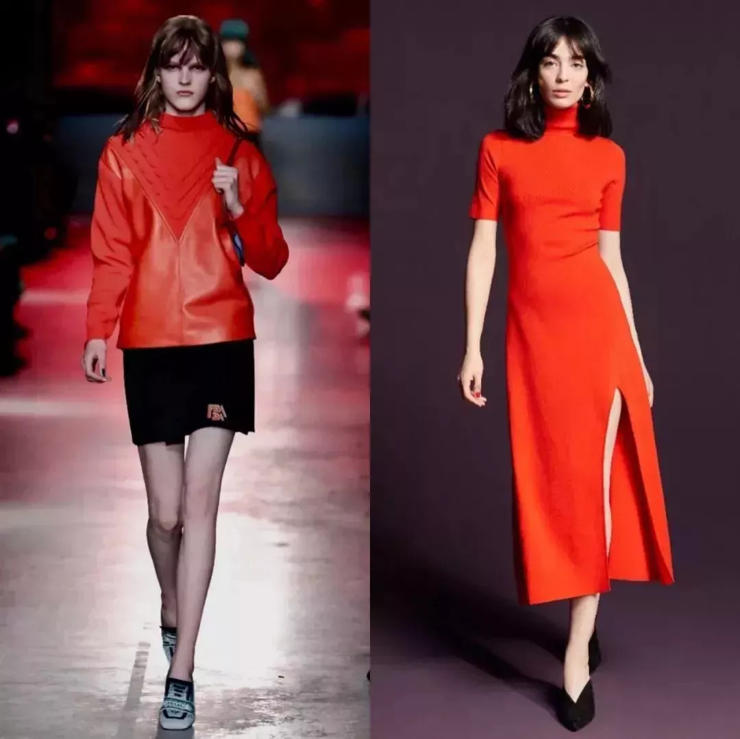  左：Prada Pre-Summer 2019，右：A.L.C Pre-Summer 2019