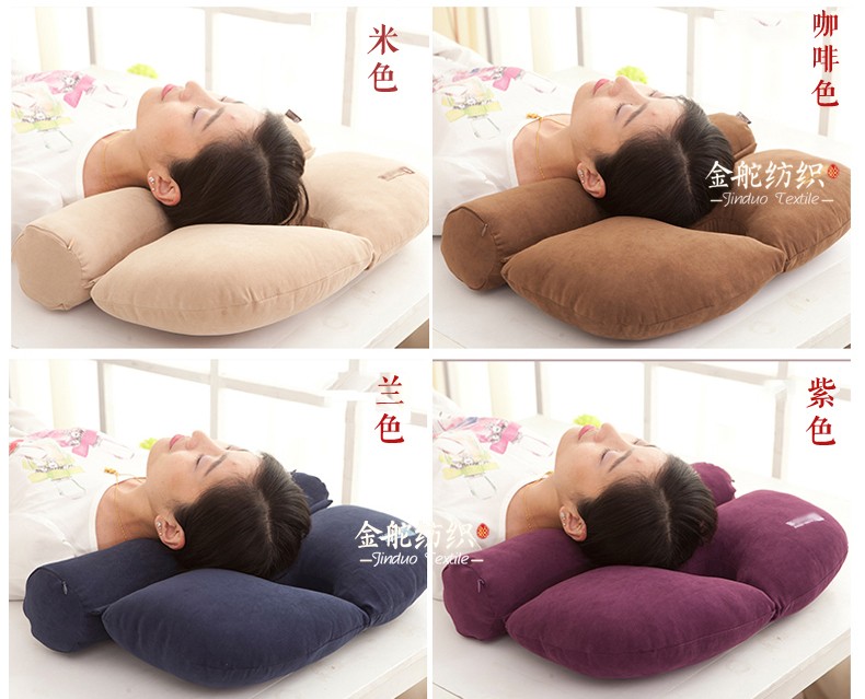 梭織韓國絨做成的頸椎枕