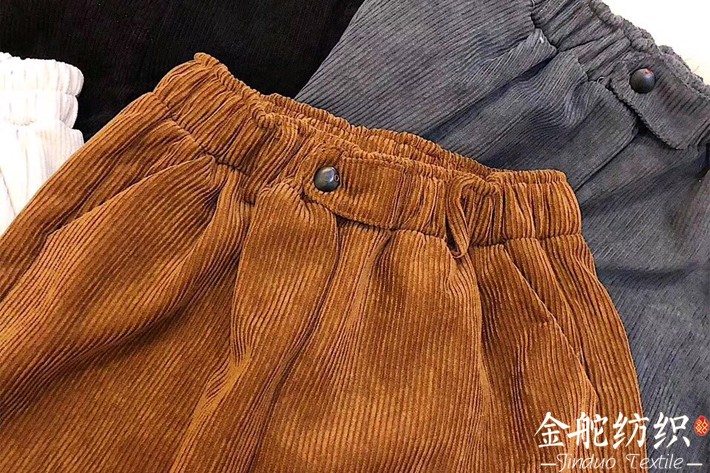 質(zhì)量一般的燈芯絨褲子