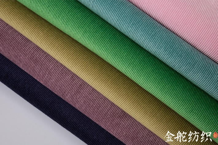 多顏色21條燈芯絨，彈力燈芯絨圖片