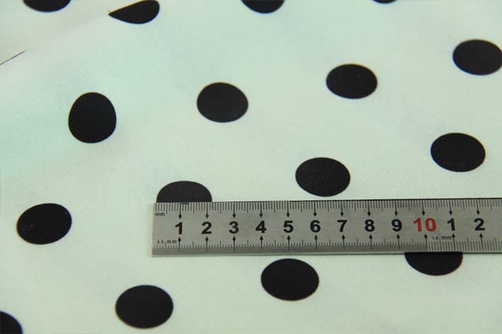 波點(diǎn)印花花型大小