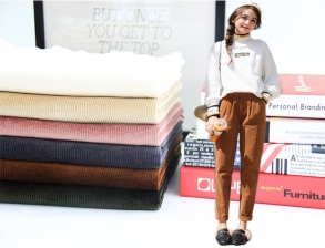 8條全棉彈力燈芯絨