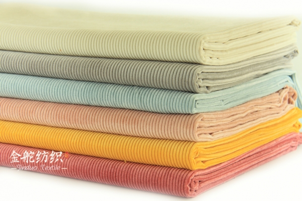 8條滌錦彈力燈芯絨